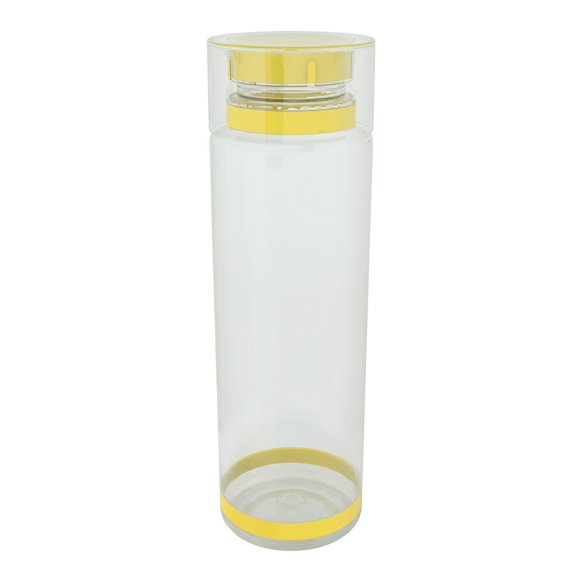 Cilindro de PET y silicón de 7.4 x 24.5 cm