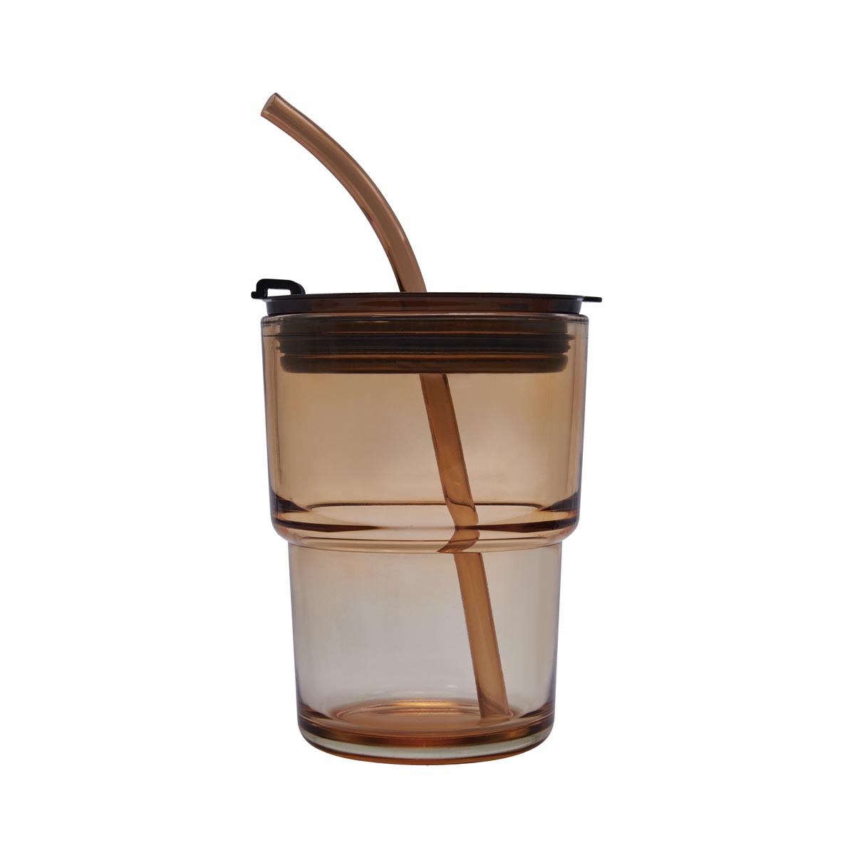Vaso de cristal de una pared con sistema push