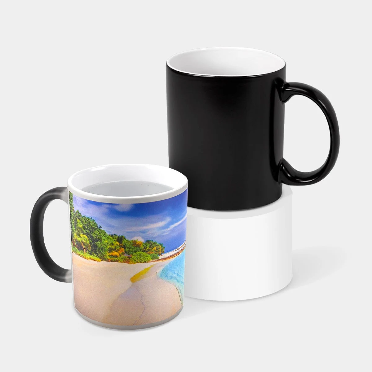 TAZA MÁGICA PARA SUBLIMAR de cerámica termosensible de 11 oz