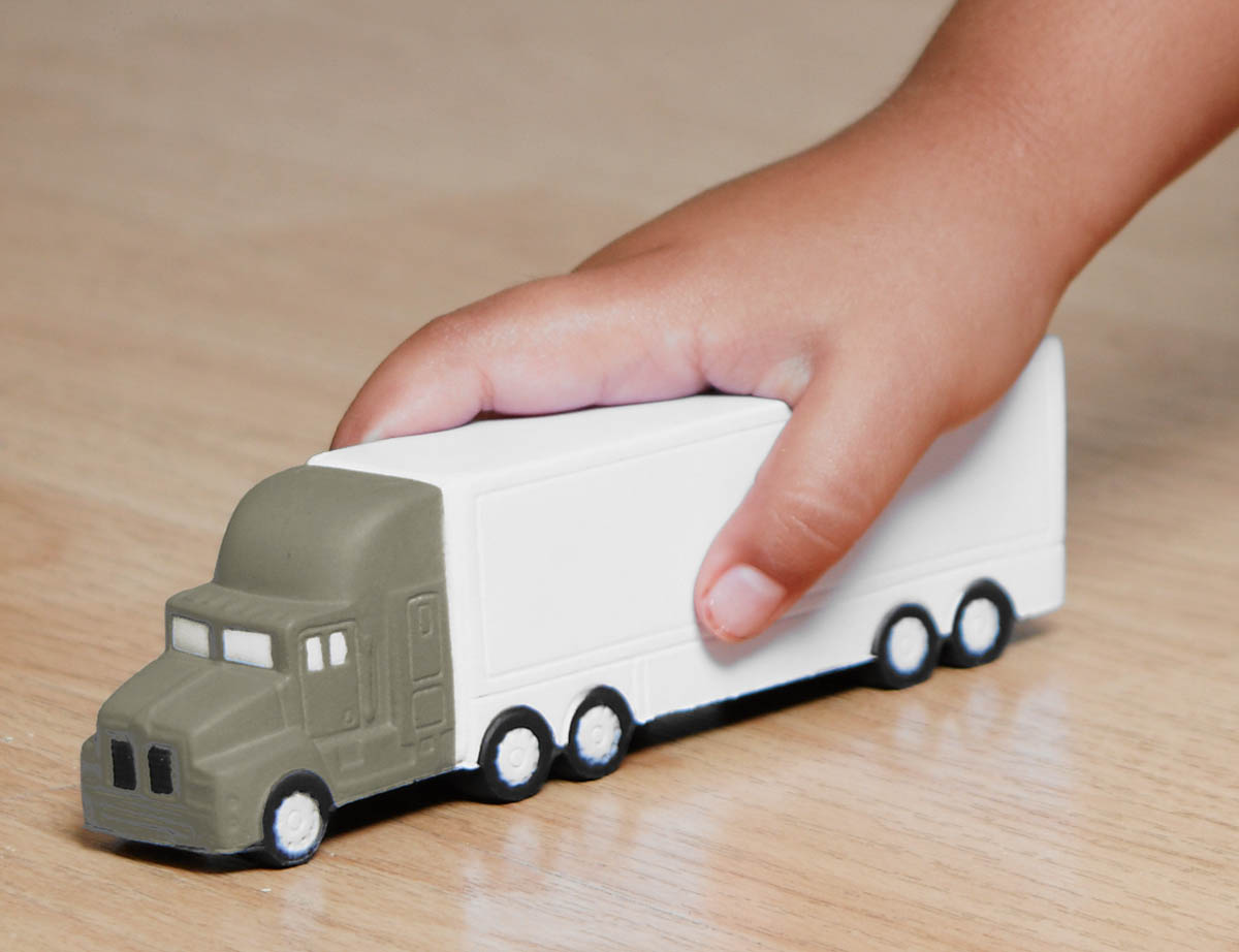 Antiestrés en forma de tráiler