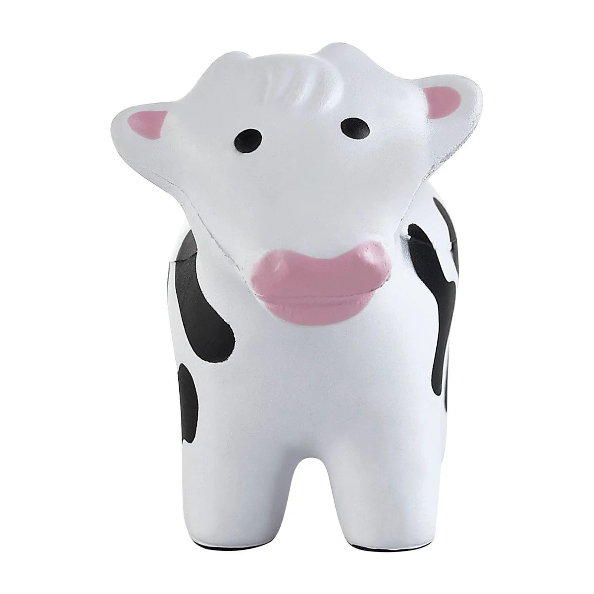 Antiestrés con figura de vaca para marcas de alimentos