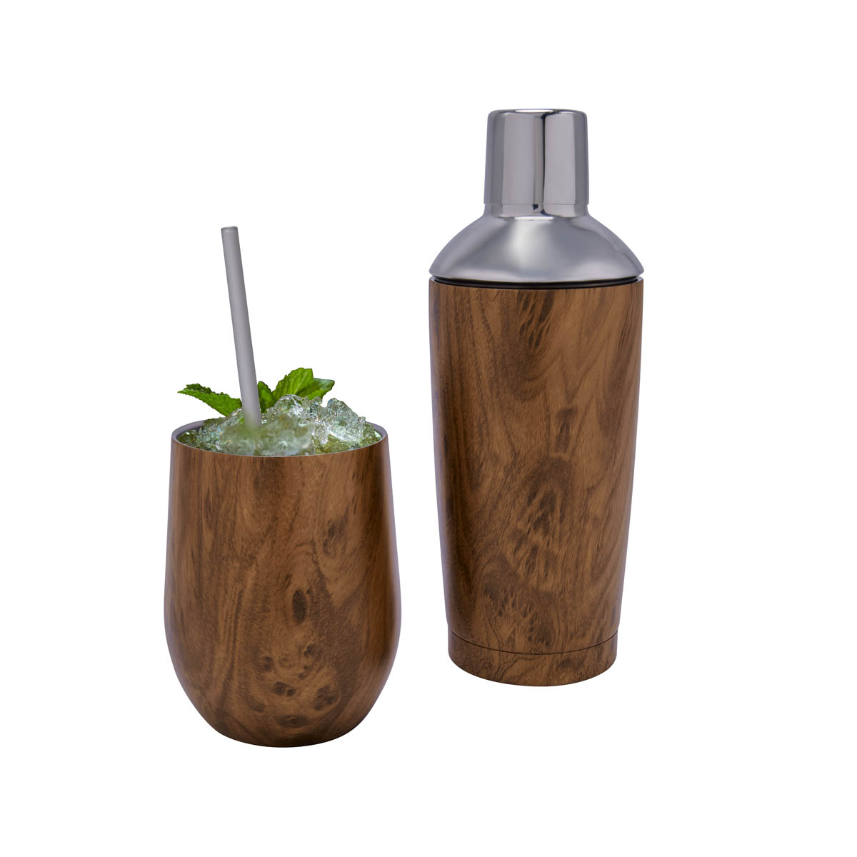 Vaso metálico SALÓN de 350 ml para consumo de bebidas