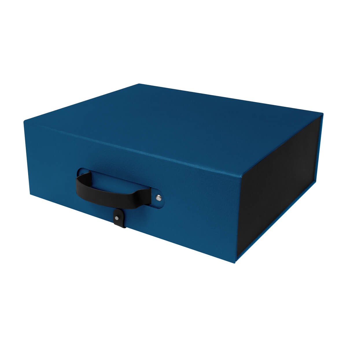 Caja rígida VERNE con asa de mano para regalos