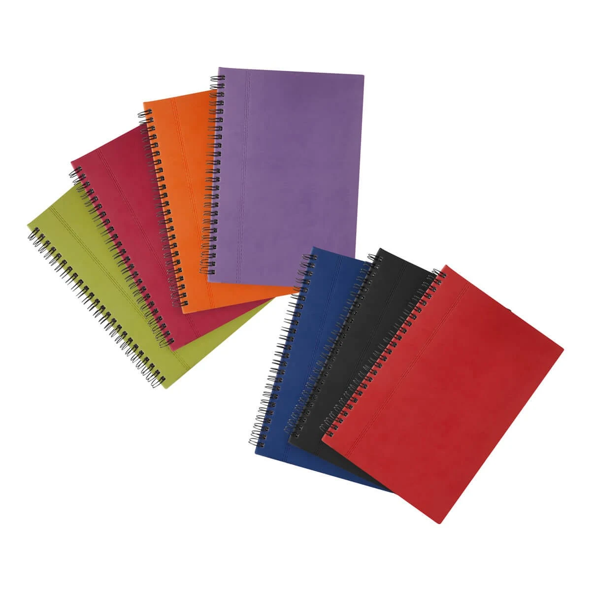 LIBRETA ALESA de curpiel con encuadernación de espiral