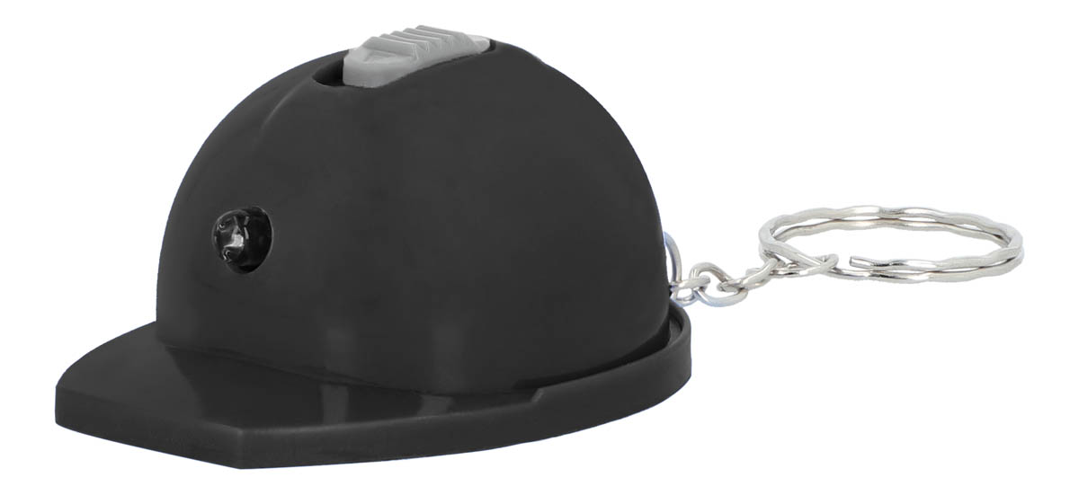 Llavero ARÁN de plástico con diseño de casco