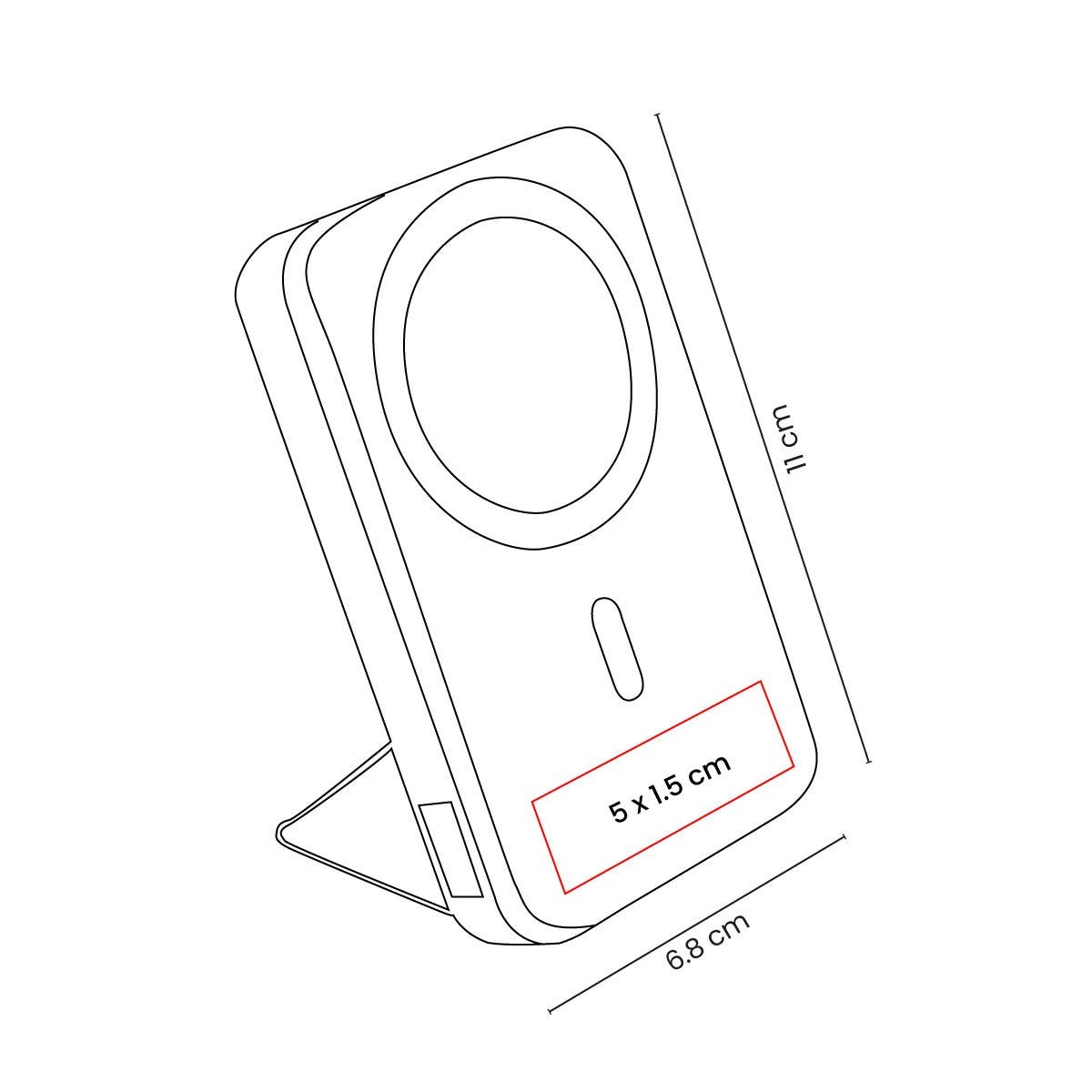 Puerto USB del POWER BANK CARIKO para carga y recarga