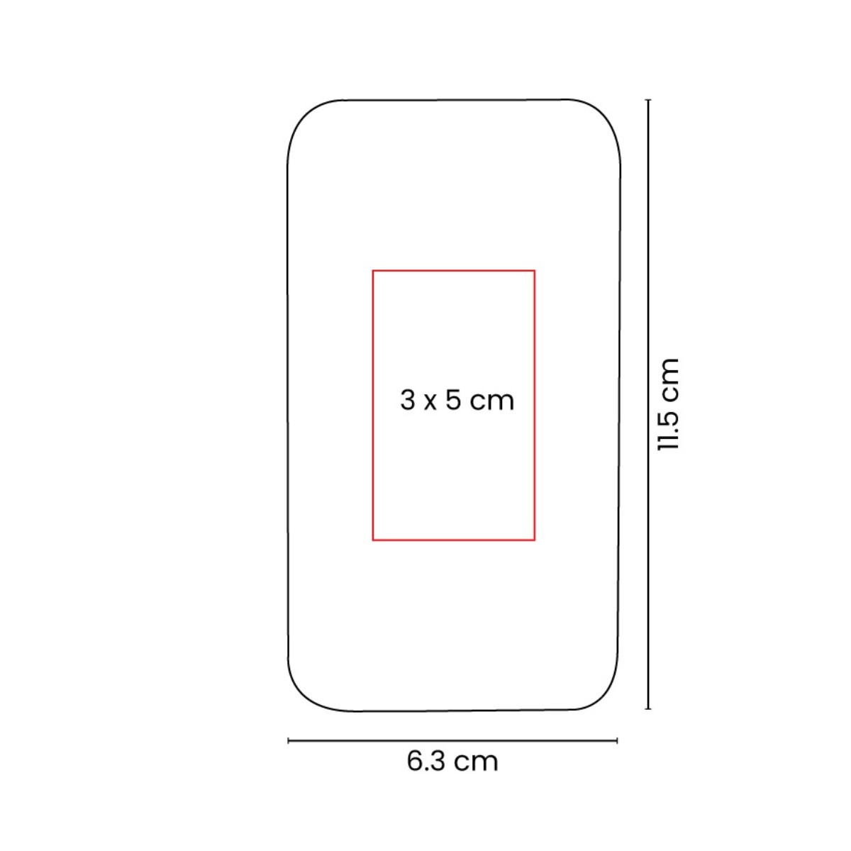 Cable USB-C incorporado en la batería portátil GILBERT