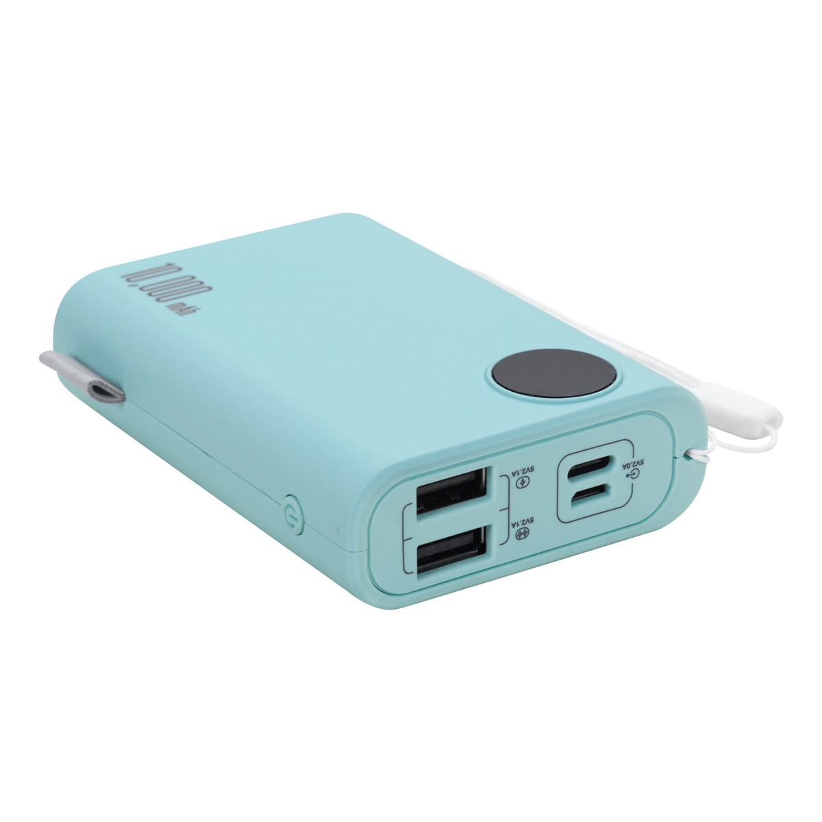 POWER BANK MUSK con formato compacto de 6.3 x 8.8 cm
