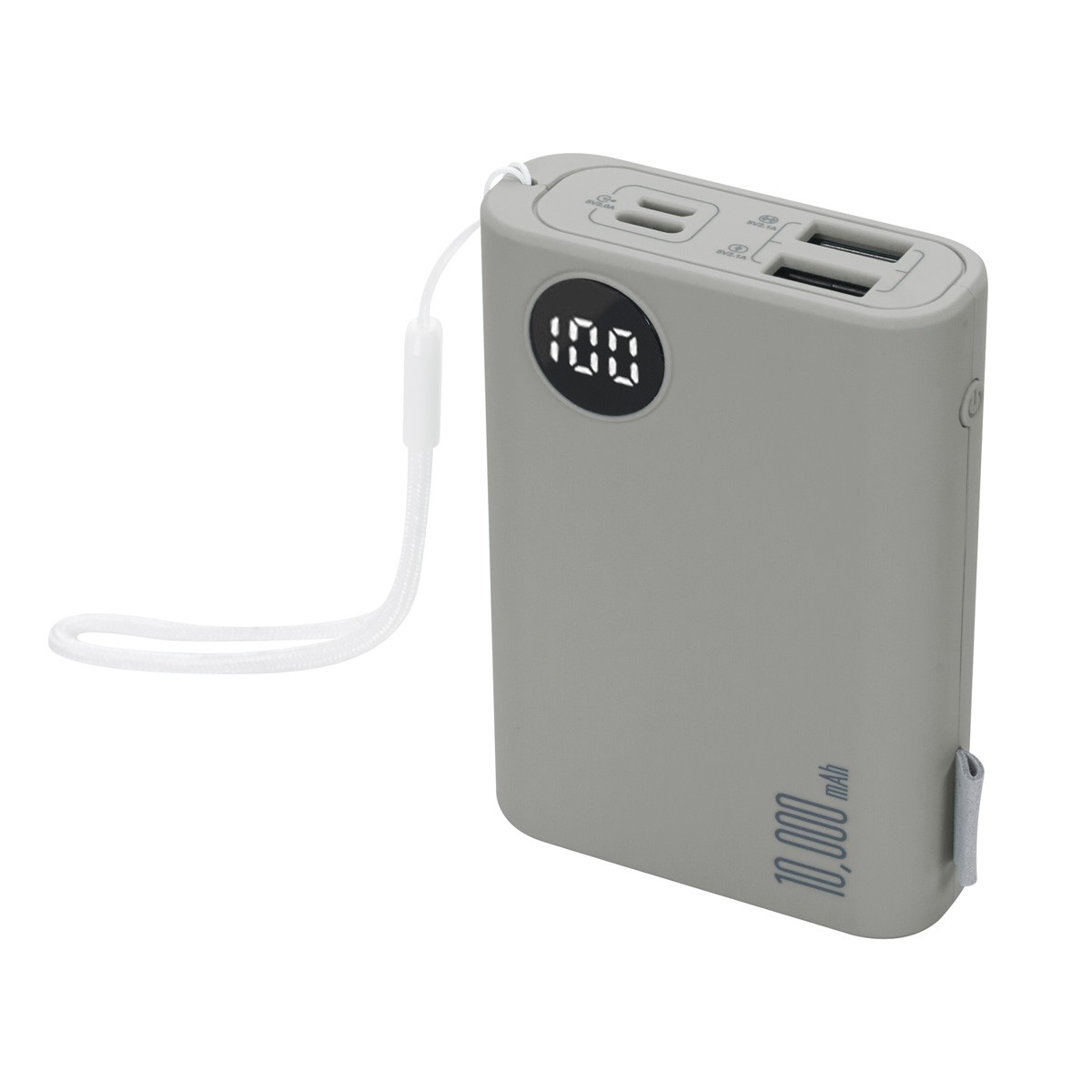 Batería externa MUSK de plástico con 2.3 cm de grosor