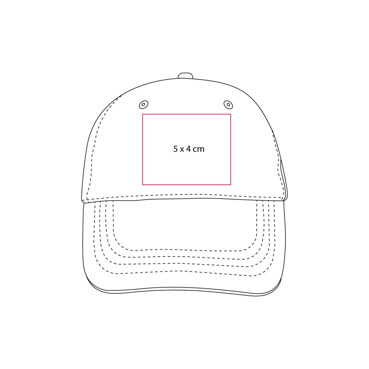 Botón superior forrado de la GORRA MEXICO
