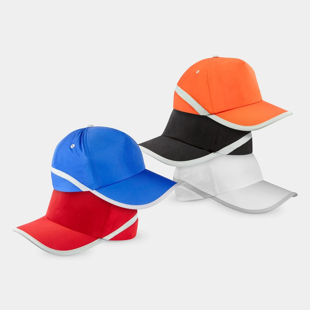 GORRA RAINBOW de poliéster con broche de velcro