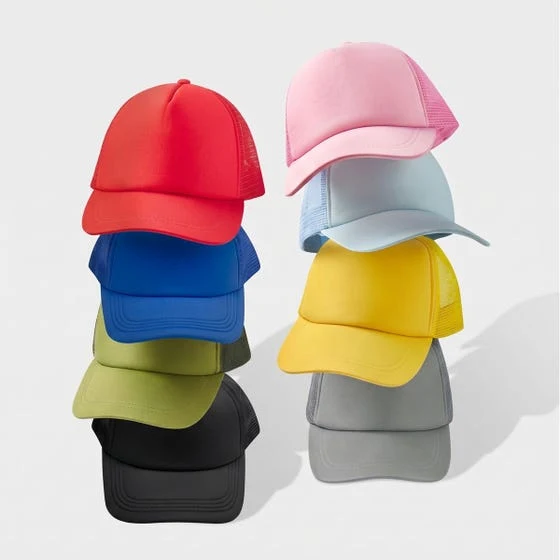 GORRA ROAD de poliéster con malla trasera transpirable