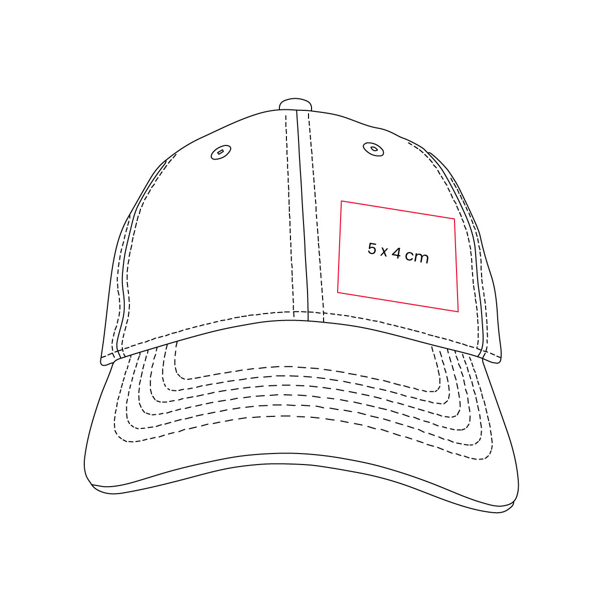 Gorra de algodón SOREN con acabado de efecto deslavado