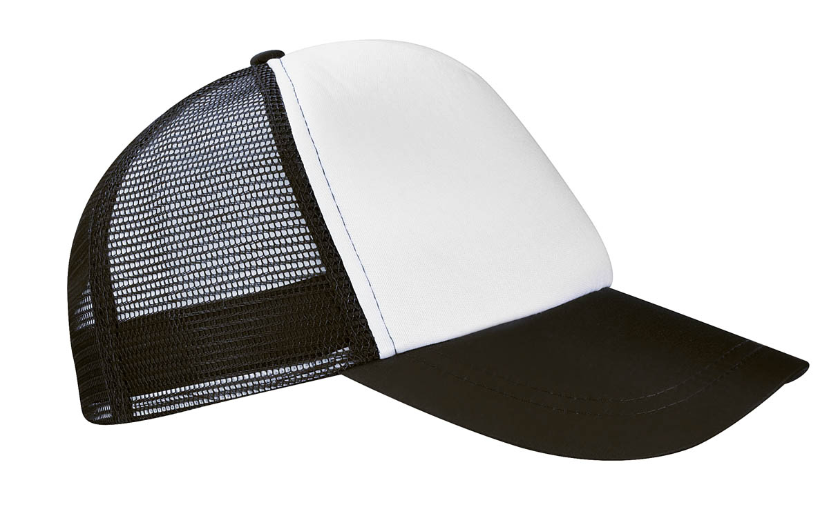 Botón forrado en la parte superior de la GORRA TRUCKER