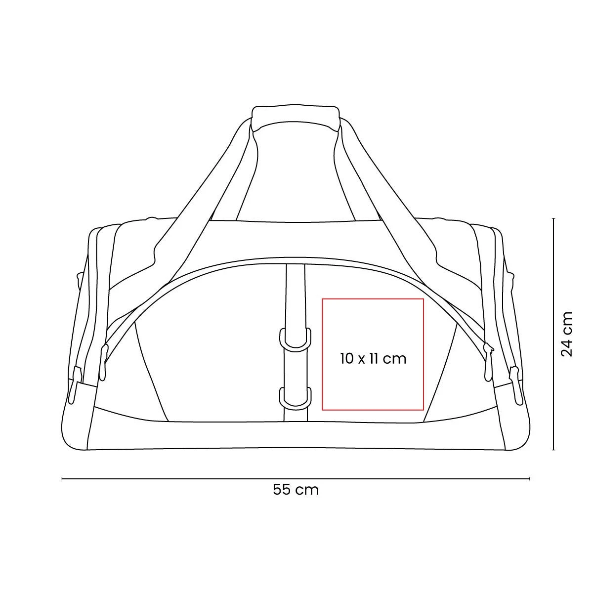 Maleta deportiva ARIKETA con zapatera para separar calzado