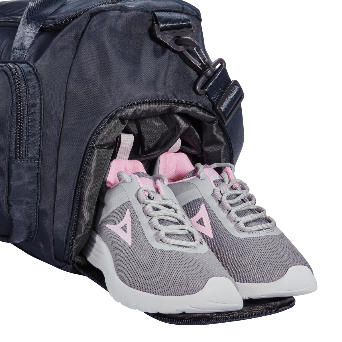 Bolsa deportiva con compartimento lateral para calzado