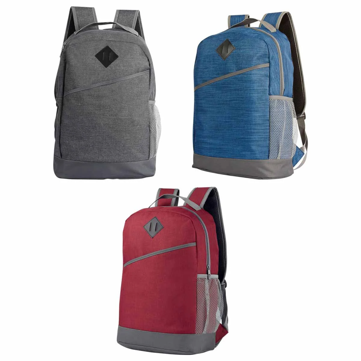 MOCHILA WALLY para laptop con porta botella lateral