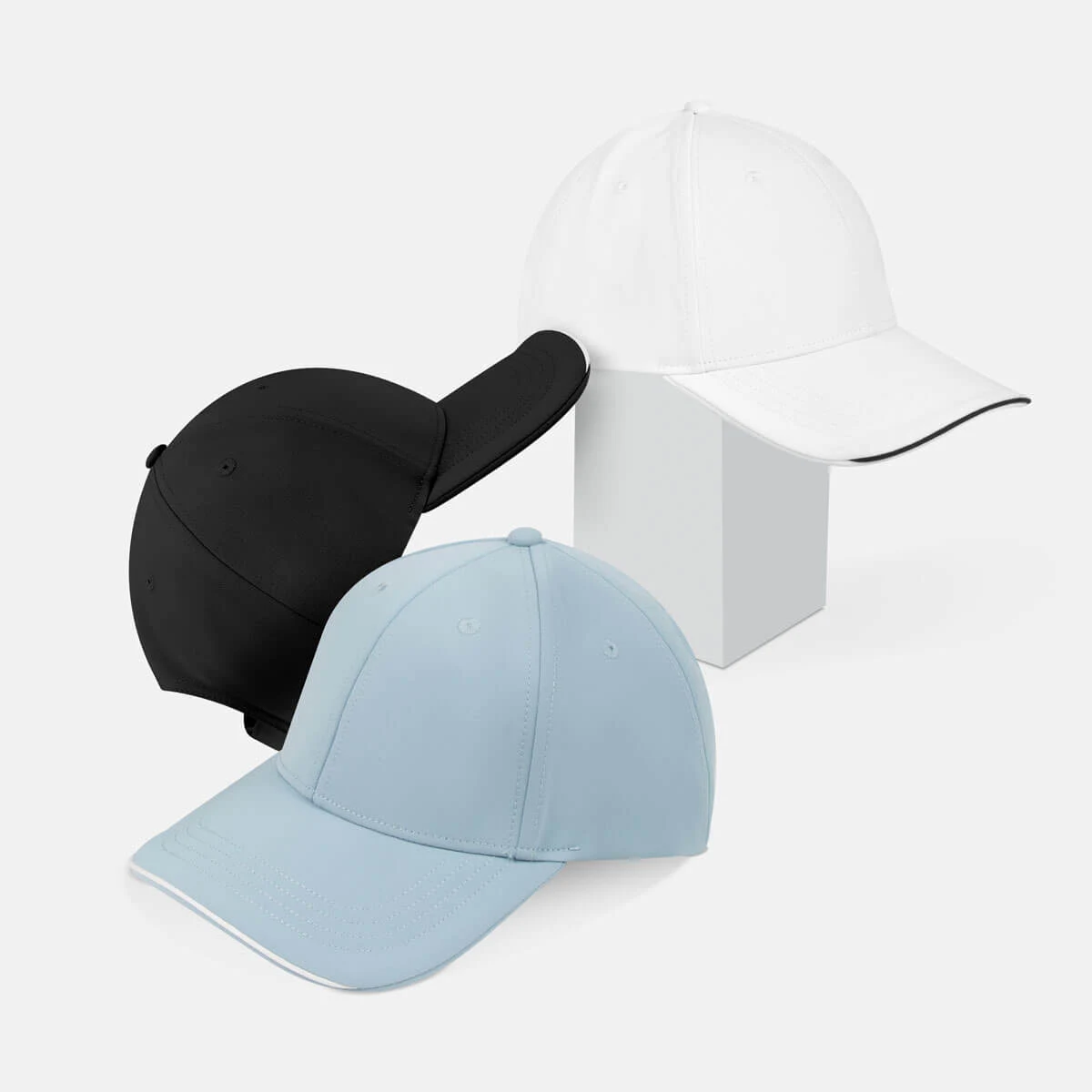 GORRA ROWEN de poliéster con seis paneles