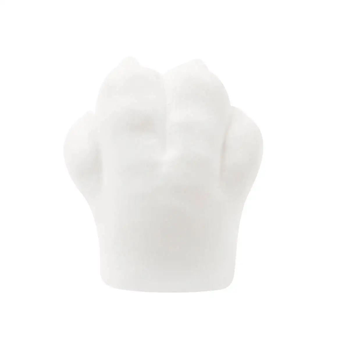 Figura antiestrés con forma de huella