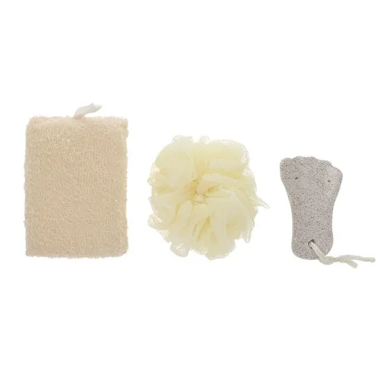 2. Kit promocional de higiene personal con bolsa reutilizable.