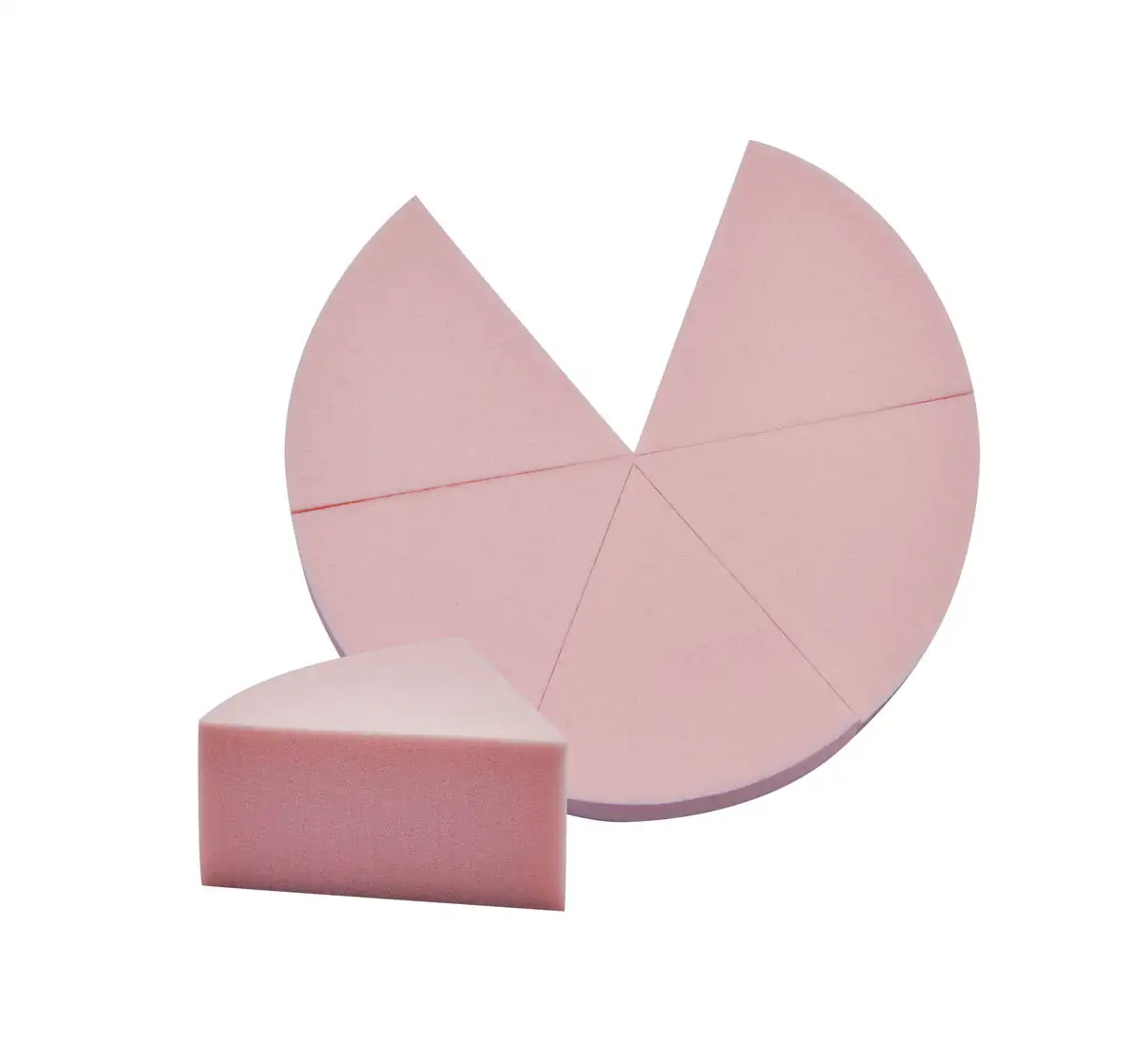 Estuche con esponjas para maquillaje reutilizables
