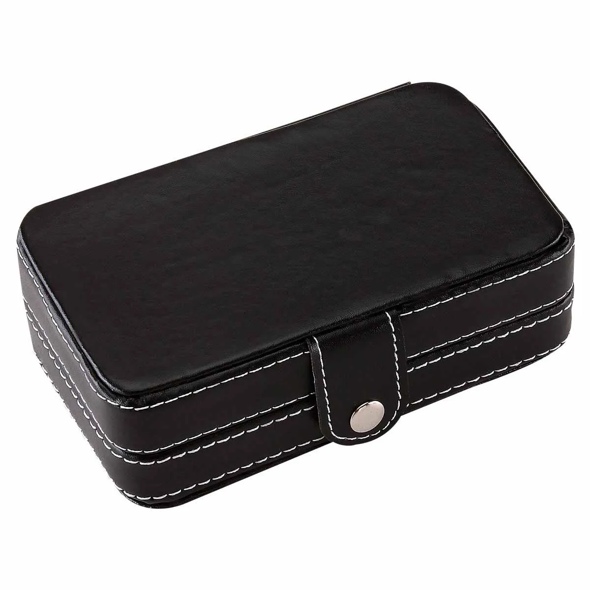 2. Kit de manicure con brochas de maquillaje y estuche.