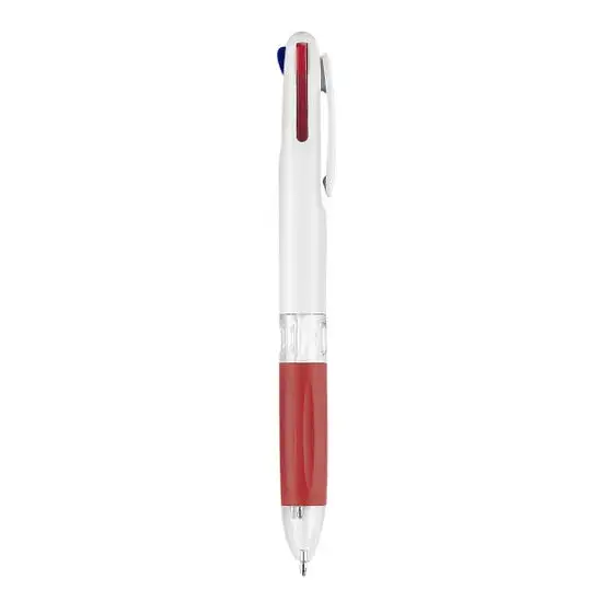 Pluma promocional con tres tintas.