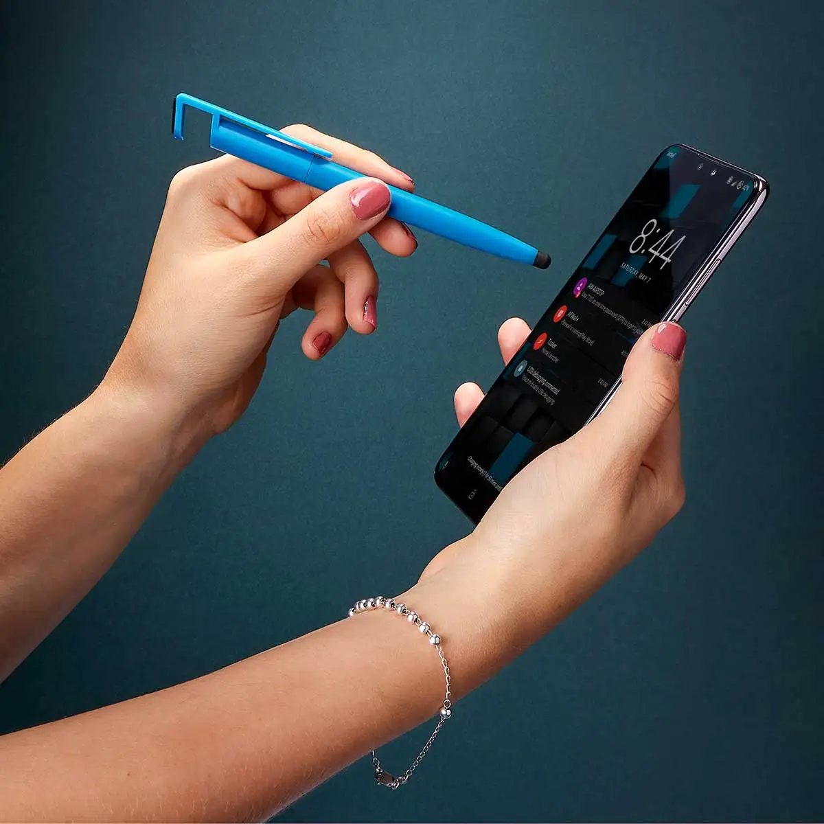 Bolígrafo ASHIDA Touch Screen con Base para Smartphone miniatura 7
