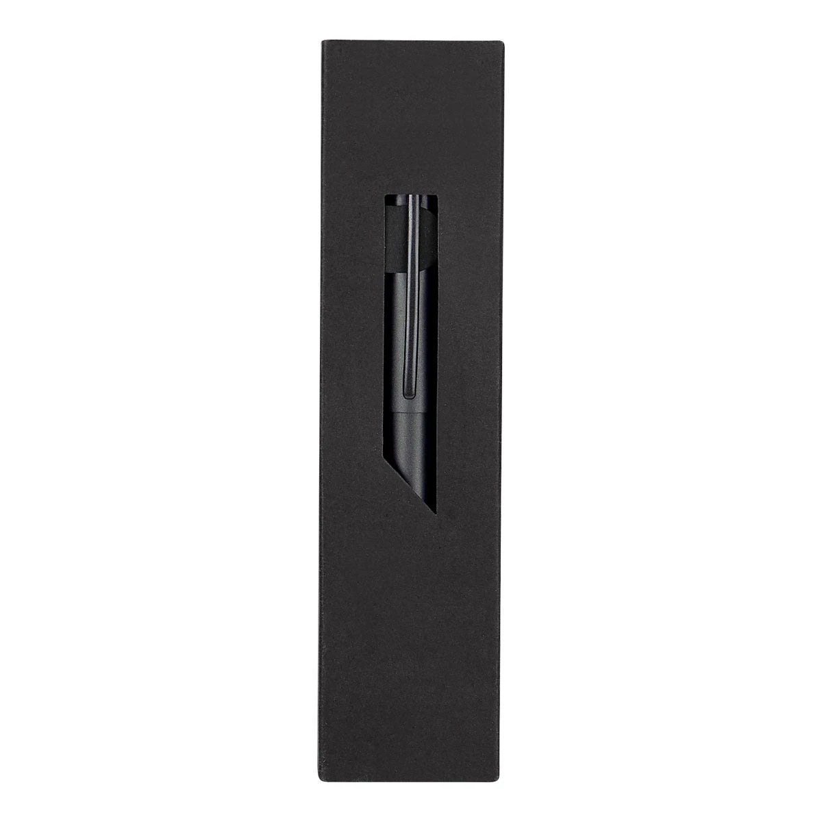2. Bolígrafo roller de acero inoxidable para oficinas corporativas.