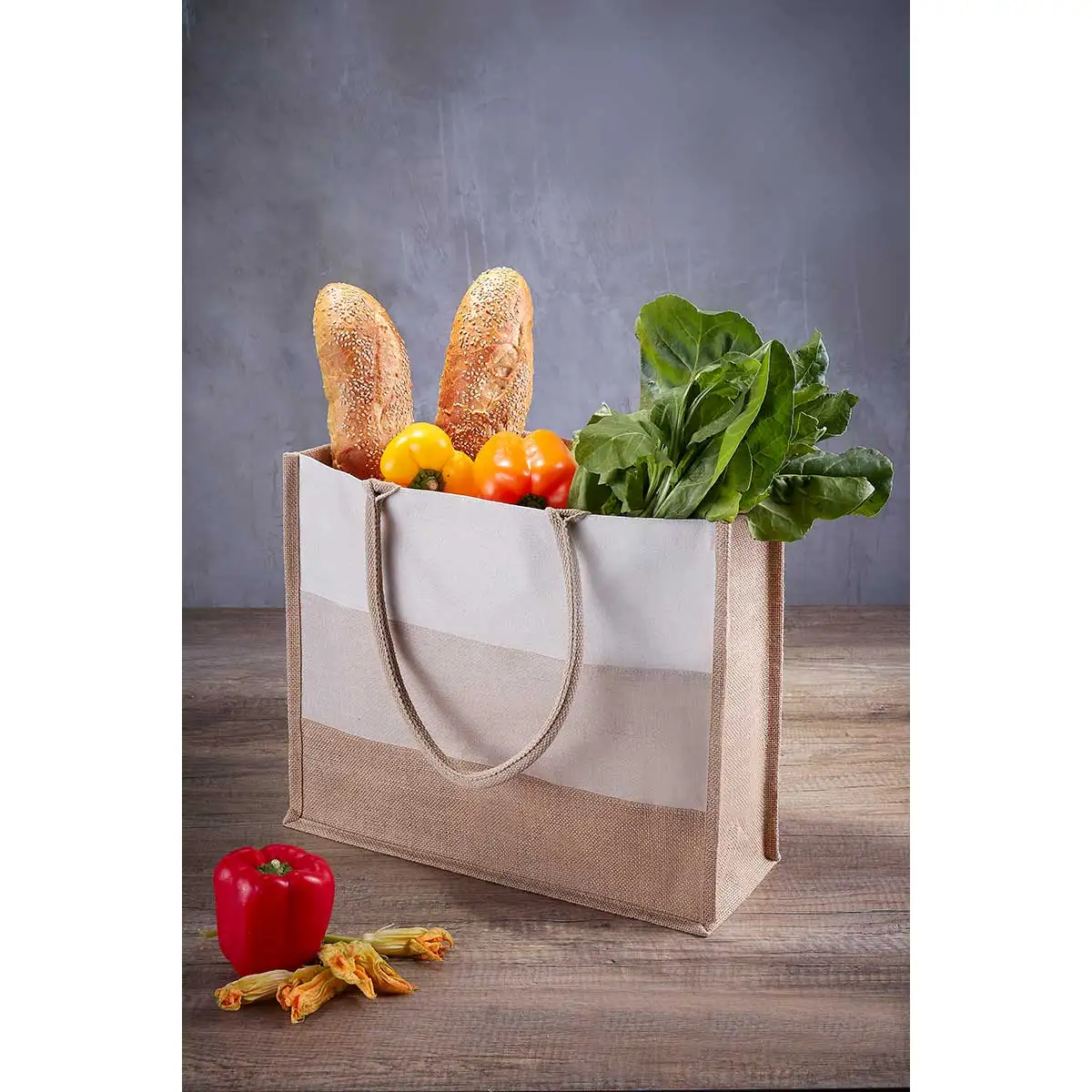 2. Bolsa ecológica promocional para ferias comerciales.
