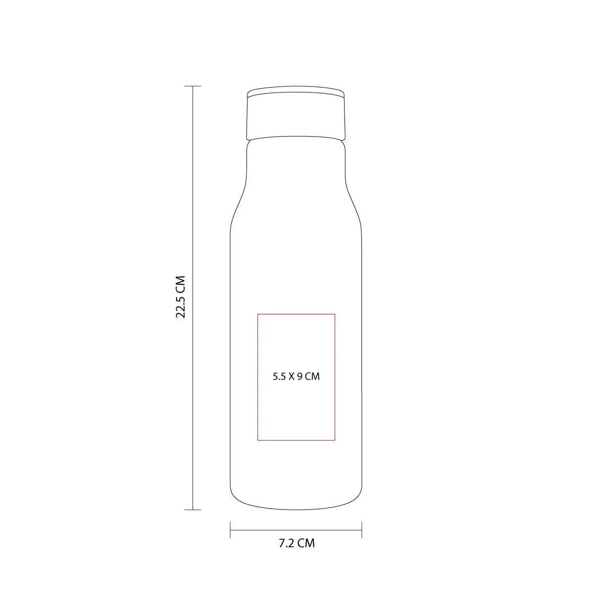 8. Botella deportiva para torneos empresariales.