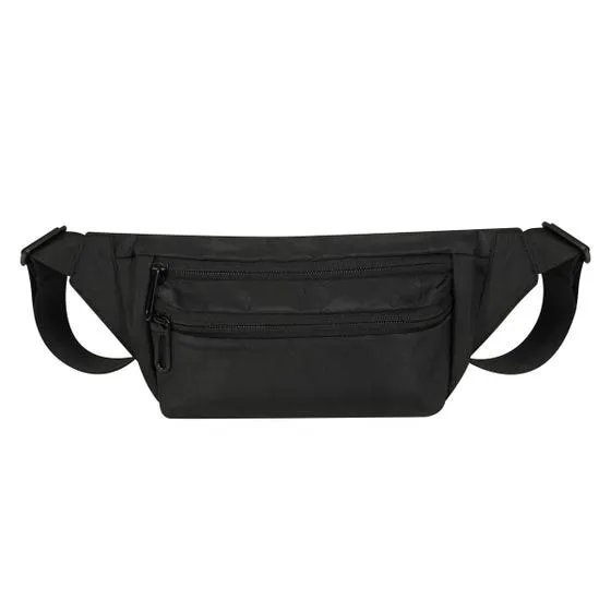 3. Bolsa cangurera con doble compartimento frontal
