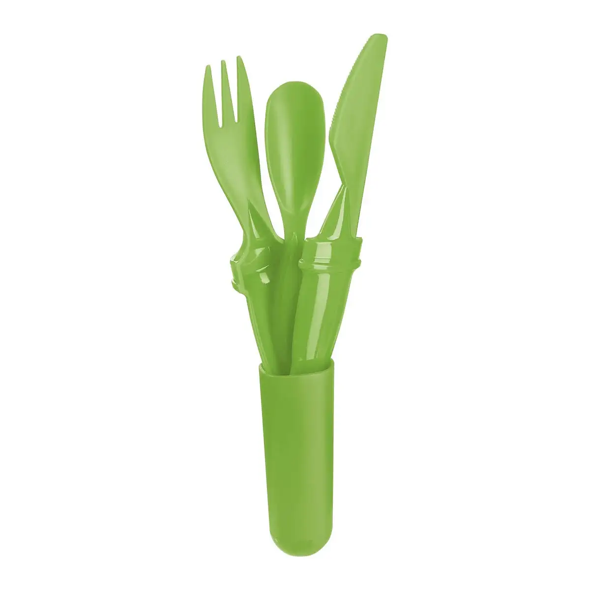 4. Cubiertos reutilizables para oficina.