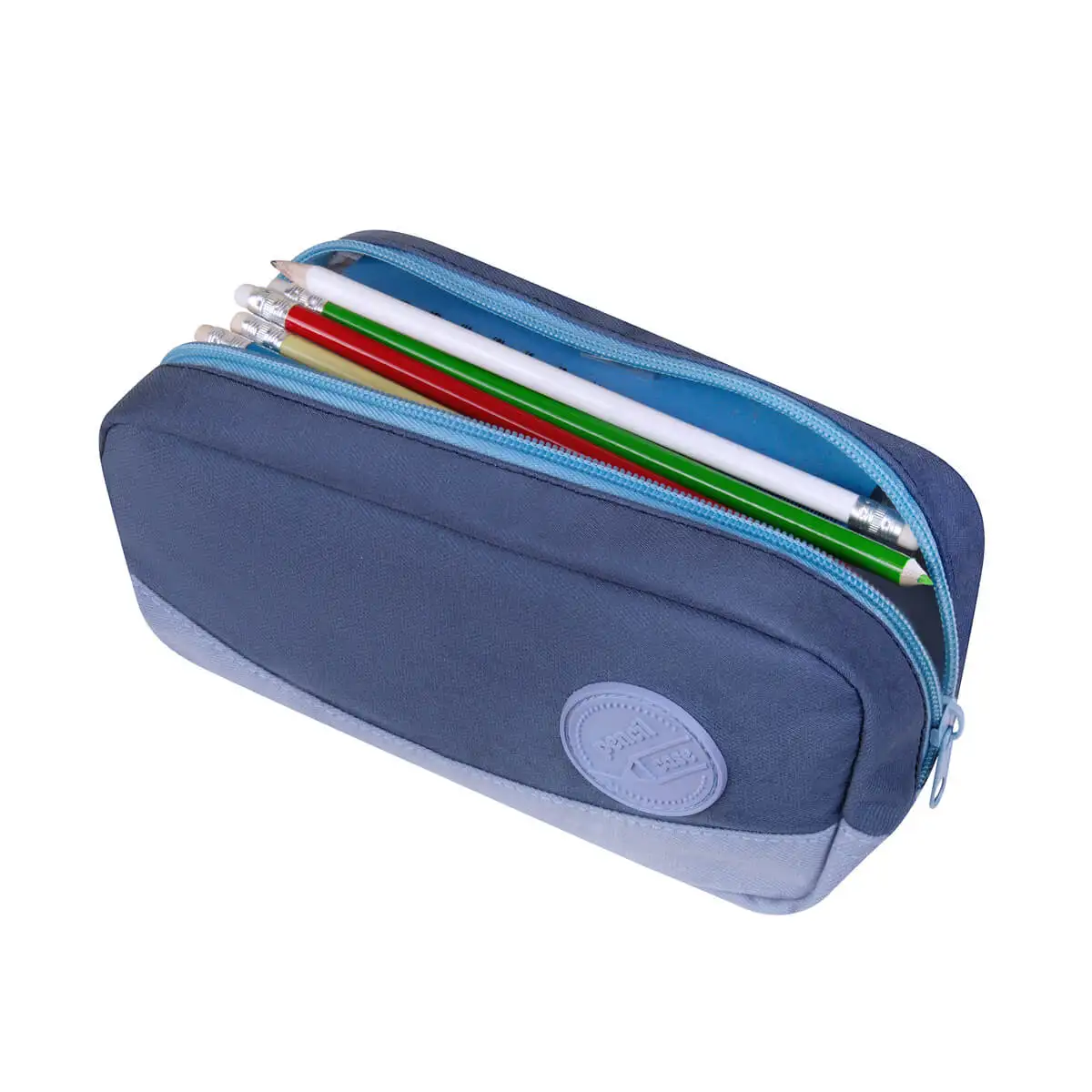 Estuche escolar promocional de poliéster.