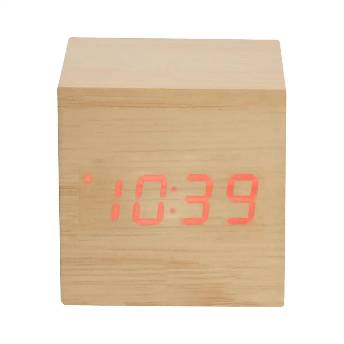4. Reloj de escritorio con calendario y temperatura.