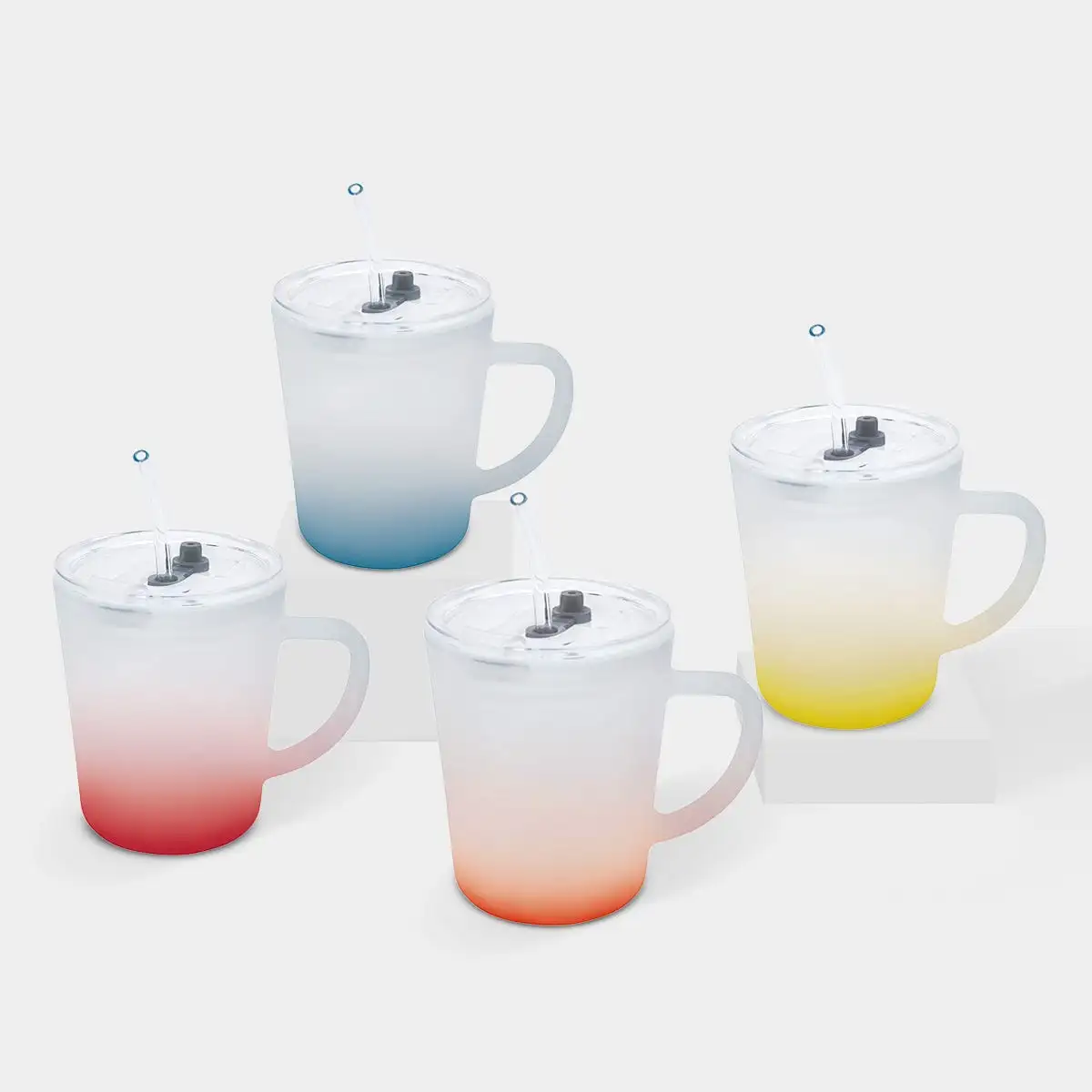 1. Taza BANAO de vidrio para sublimación empresarial