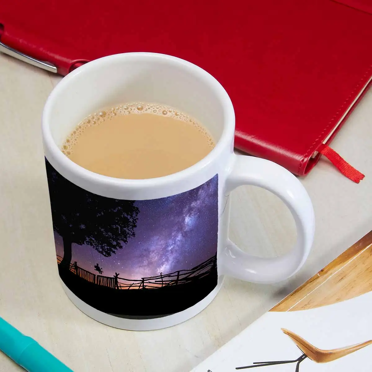 Taza FRISIA personalizada mediante sublimación.