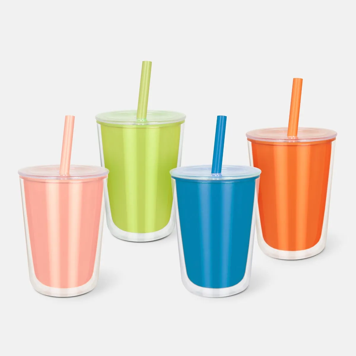 1. Vaso ELISSA transparente doble pared de 700 ml.