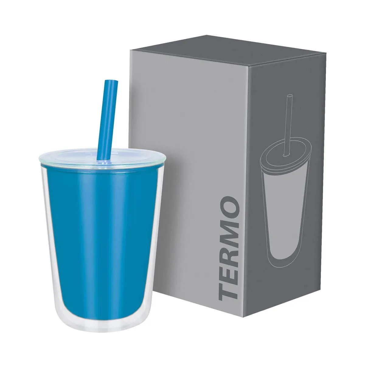 7. Vaso ELISSA con tapa push para bebidas.