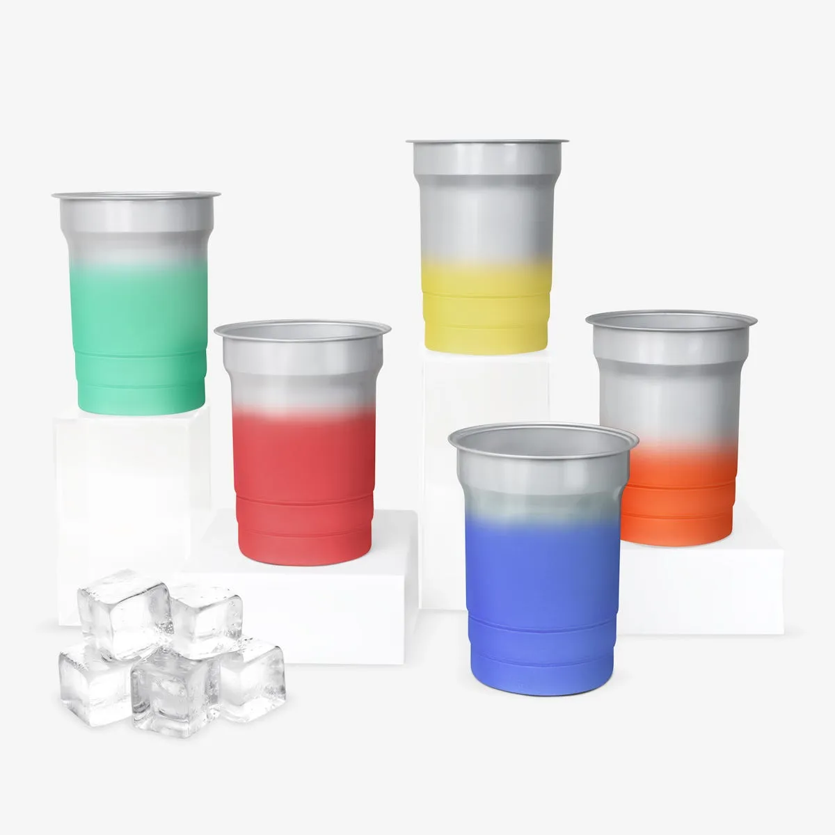 1. Vaso RENK termosensible de aluminio de 590 ml.