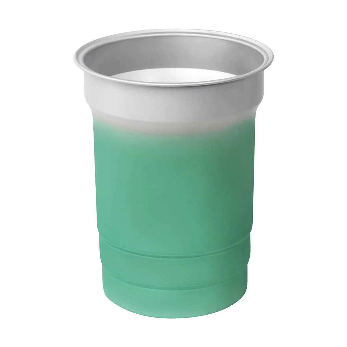 6. Vaso de aluminio con efecto de cambio de color.