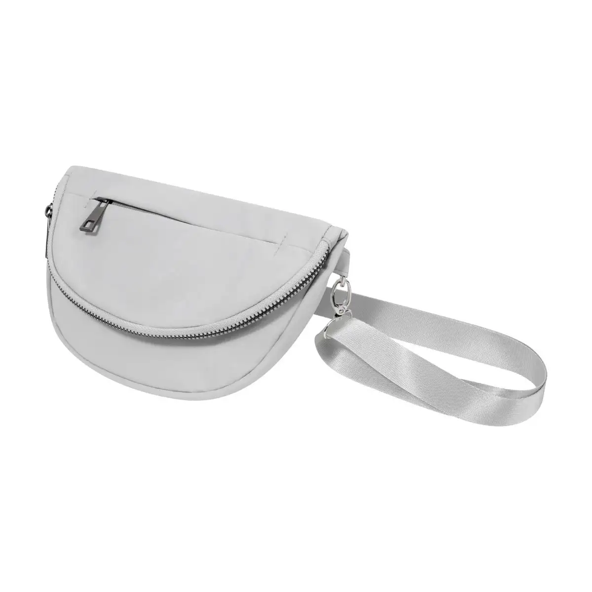 6. Bolsa casual con bolsillo frontal y cierre