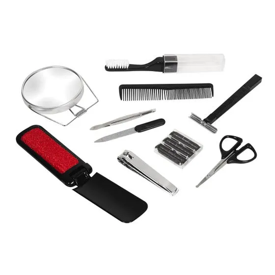 3. Kit promocional con accesorios de higiene personal.