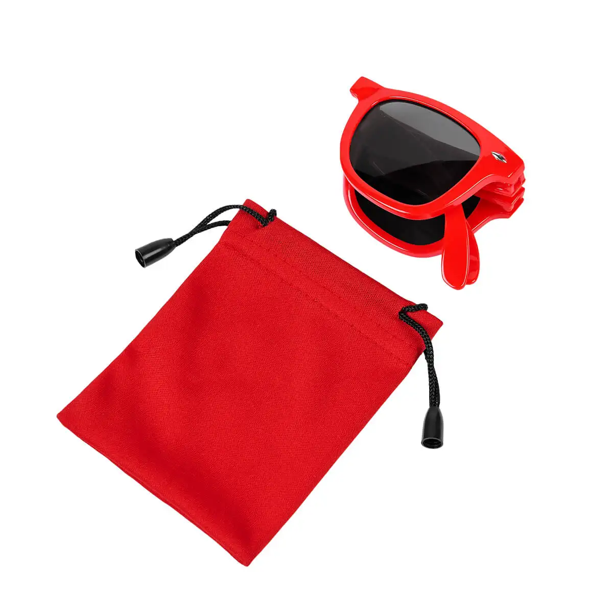 5. Lentes plegables con bolsa para branding empresarial.