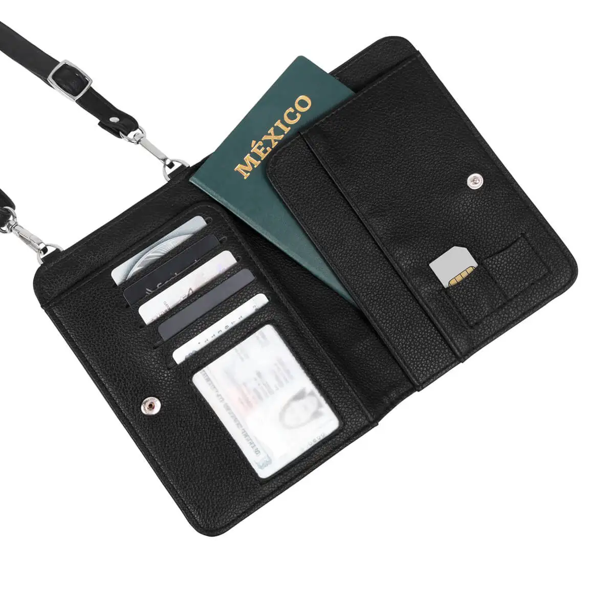 2. Porta pasaporte ejecutivo de curpiel